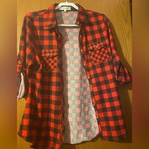 Plaid button up